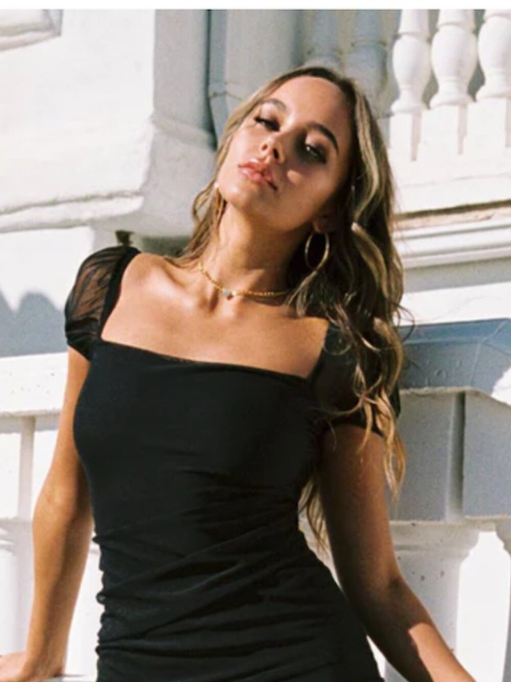 Tadashi Collection Black Dress